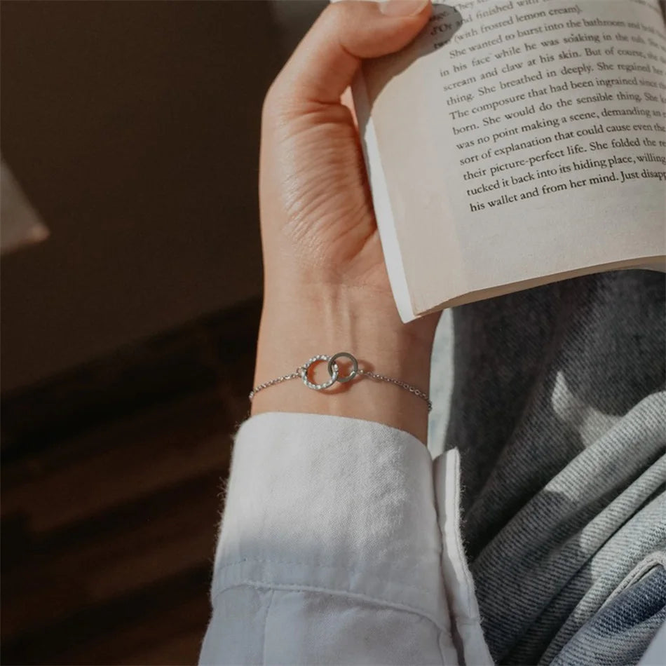 316 Stainless Steel Circles Bracelet Jewellery