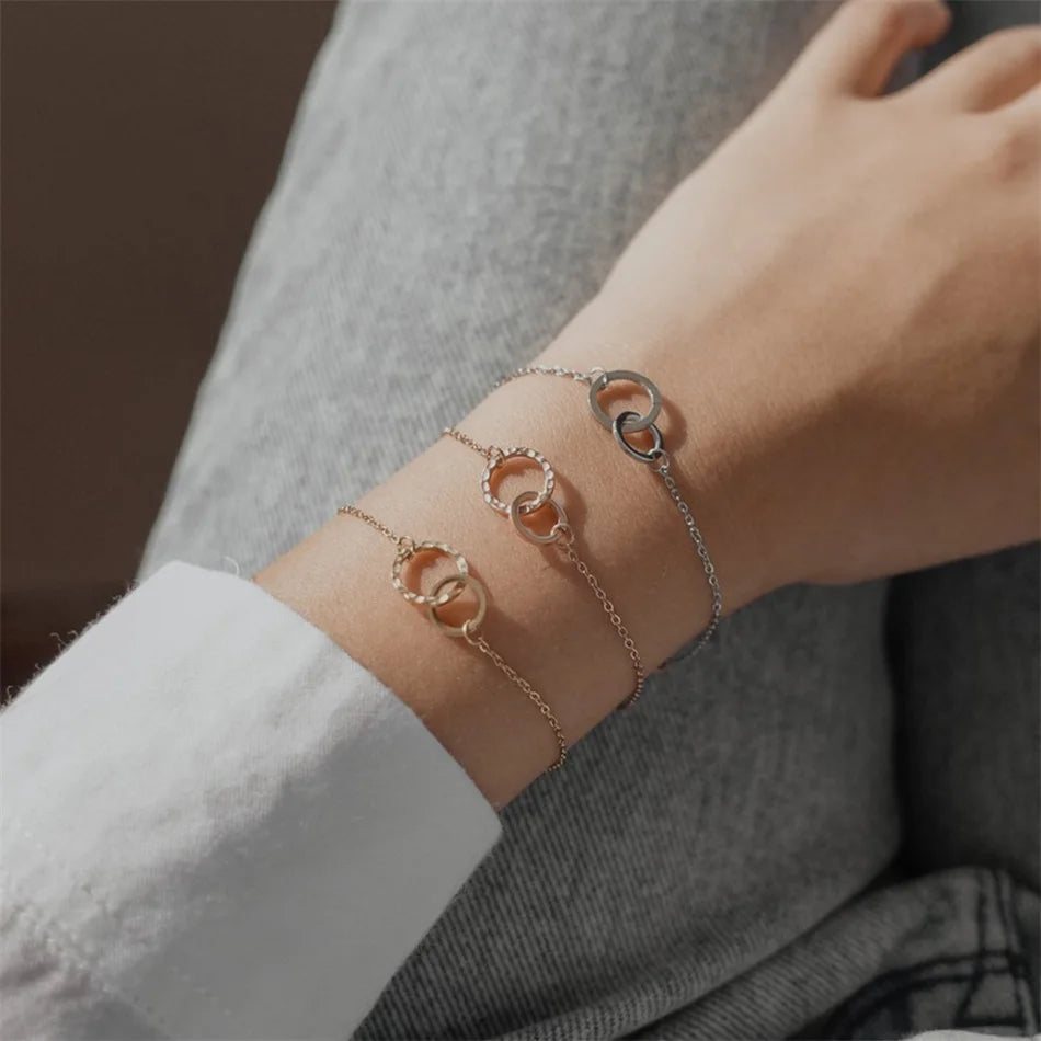 316 Stainless Steel Circles Bracelet Jewellery