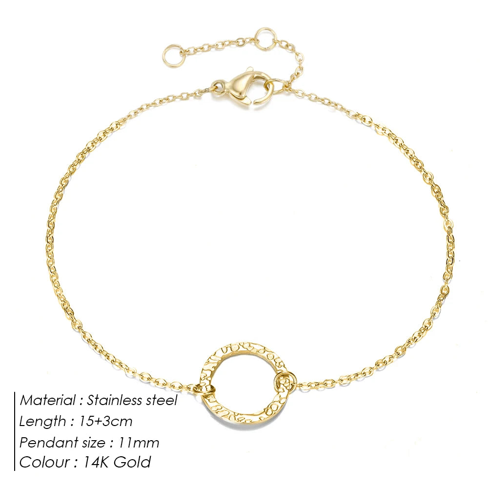316 Stainless Steel Circles Bracelet Jewellery