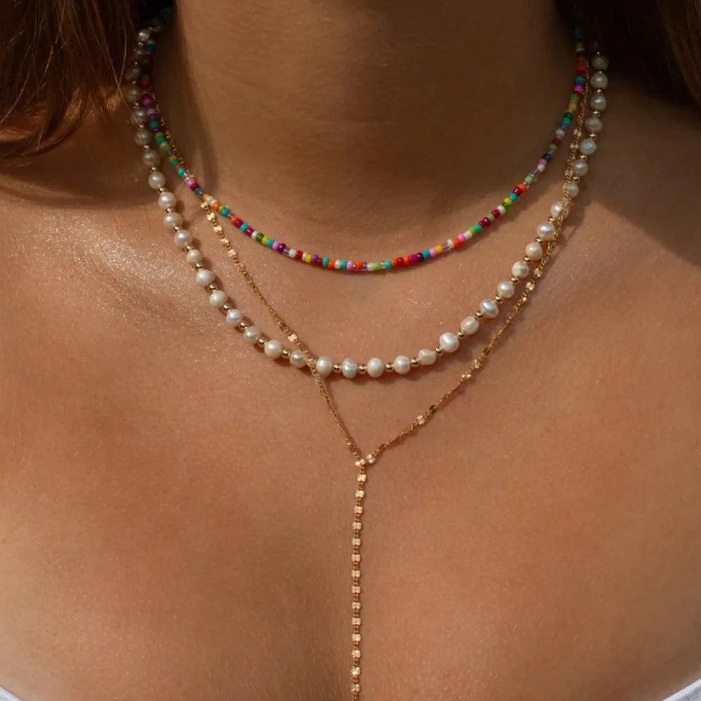 Bohemian Multilayer Handmade Mixed Chain