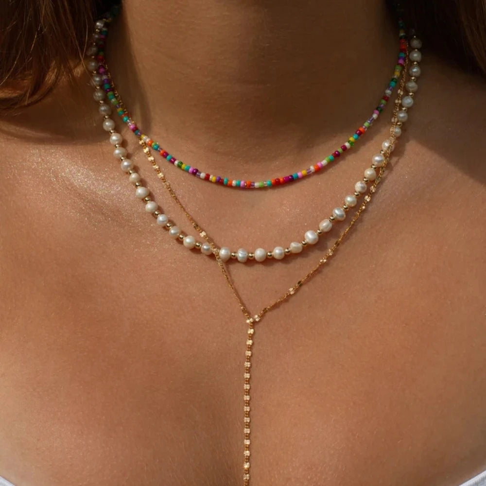 Bohemian Multilayer Handmade Mixed Chain