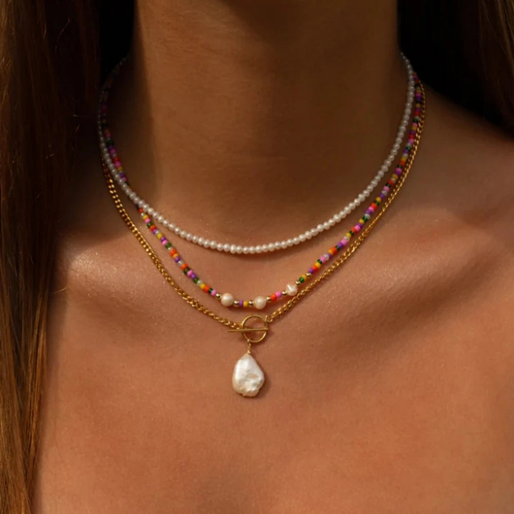Bohemian Multilayer Handmade Mixed Chain