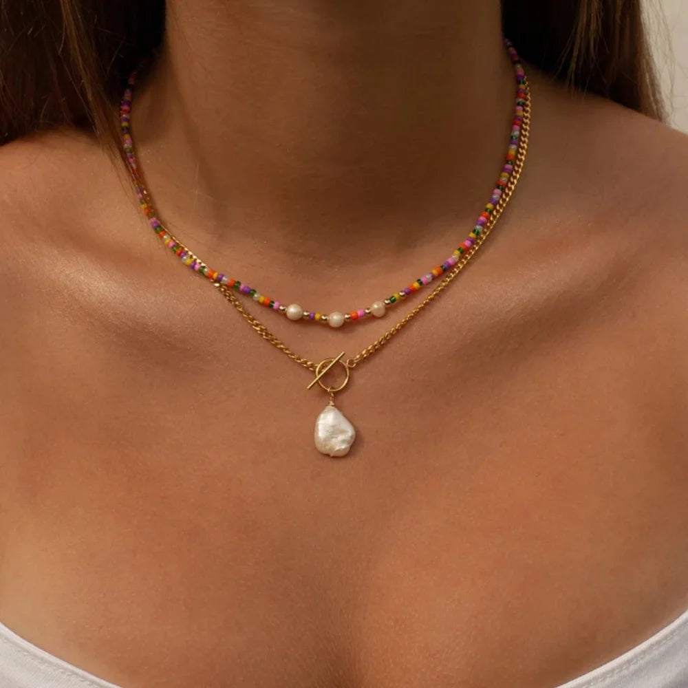 Bohemian Multilayer Handmade Mixed Chain