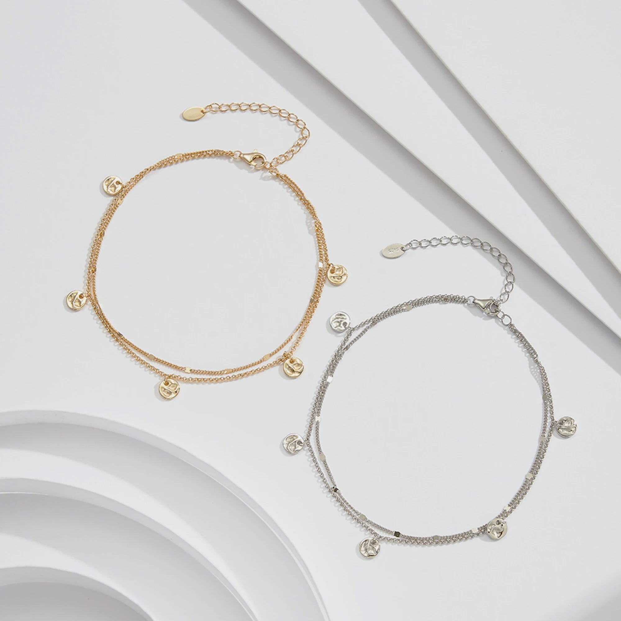 Glimora 925 Sterling Silver Anklet