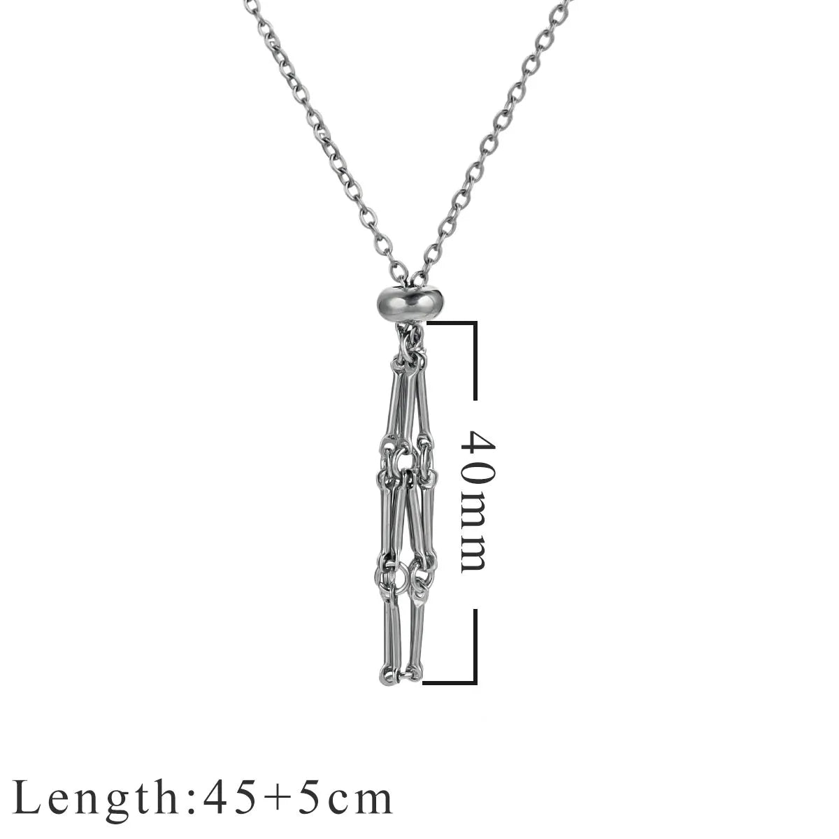 Stainless Steel Retro Minimalist - Mesh Pocket Necklace Pendant Gold-plated Waterproof