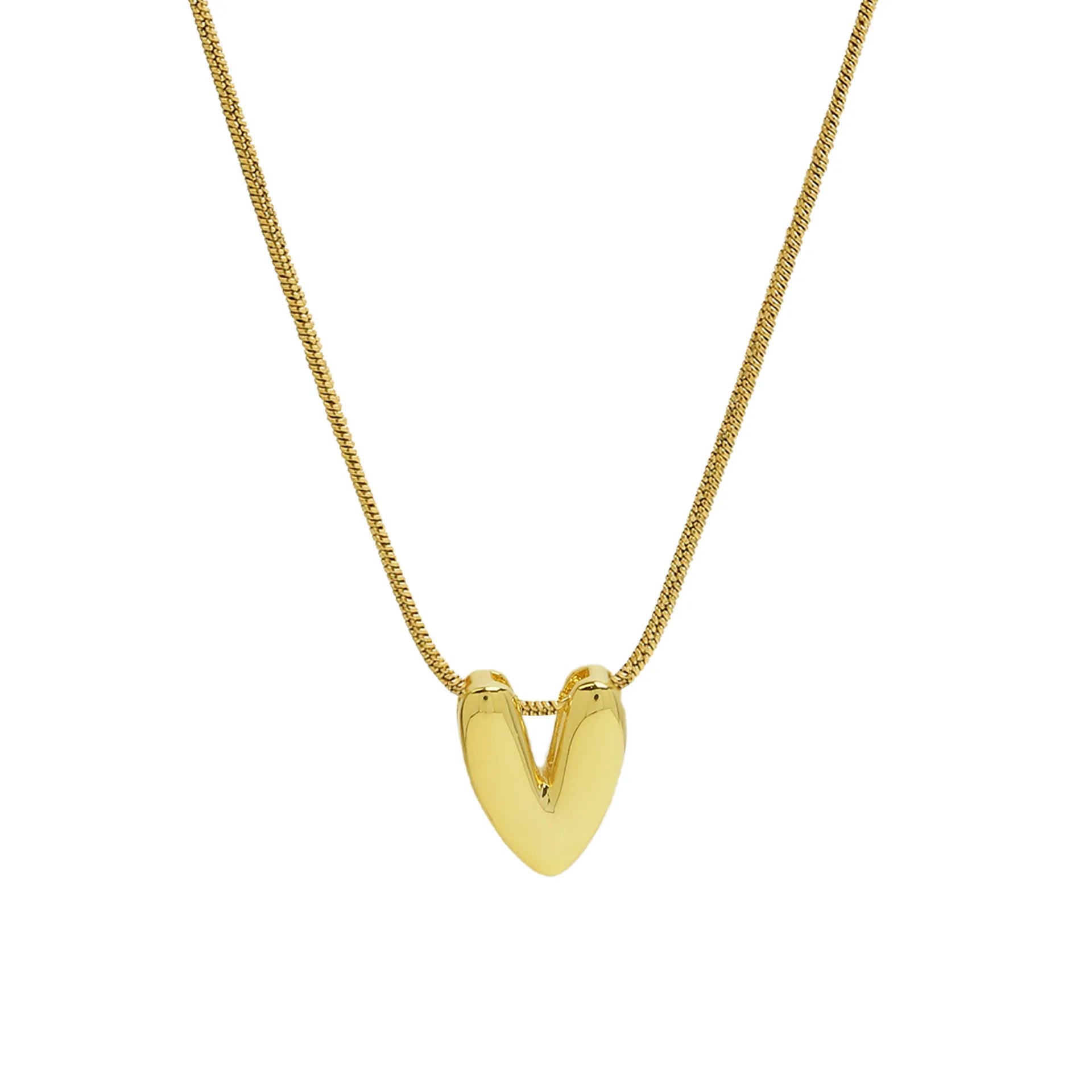 Gold Plated Balloon 26 Alphabet Letter Pendant Necklace