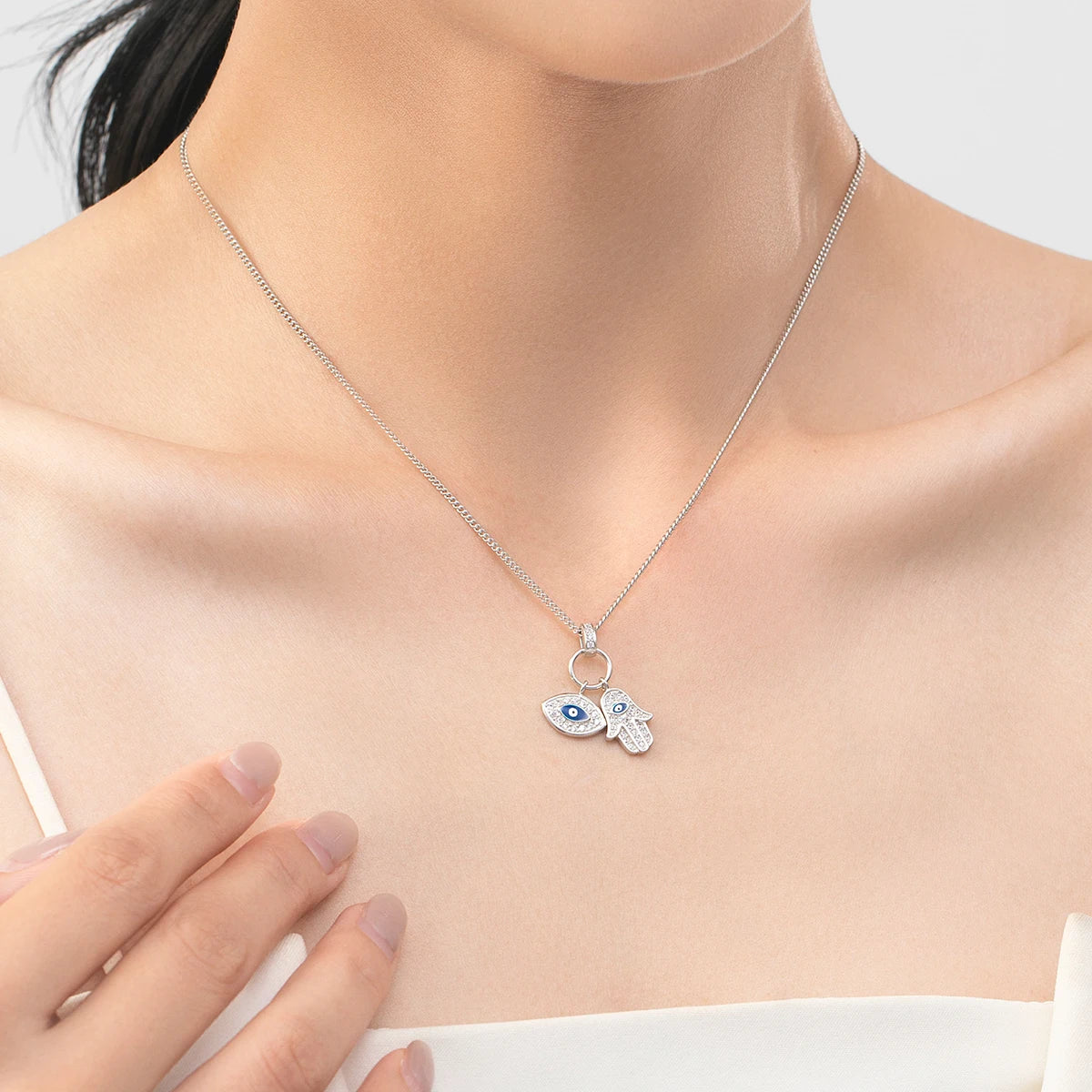 925 Sterling Silver Sexy Necklace For Women Fine Jewelry Gift