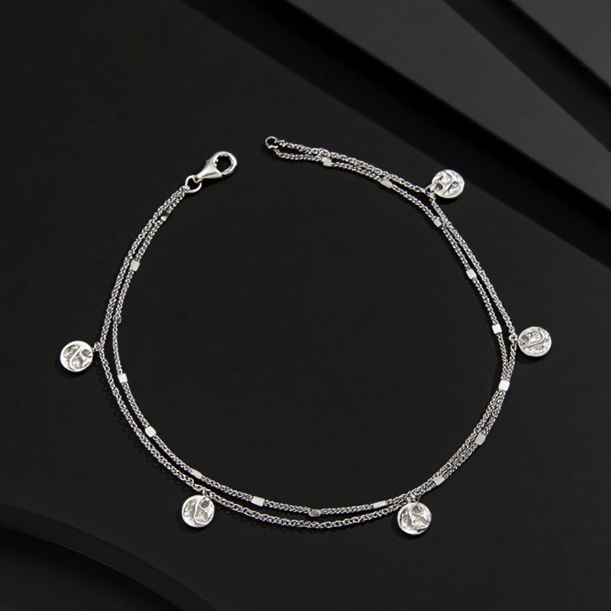 Glimora 925 Sterling Silver Anklet
