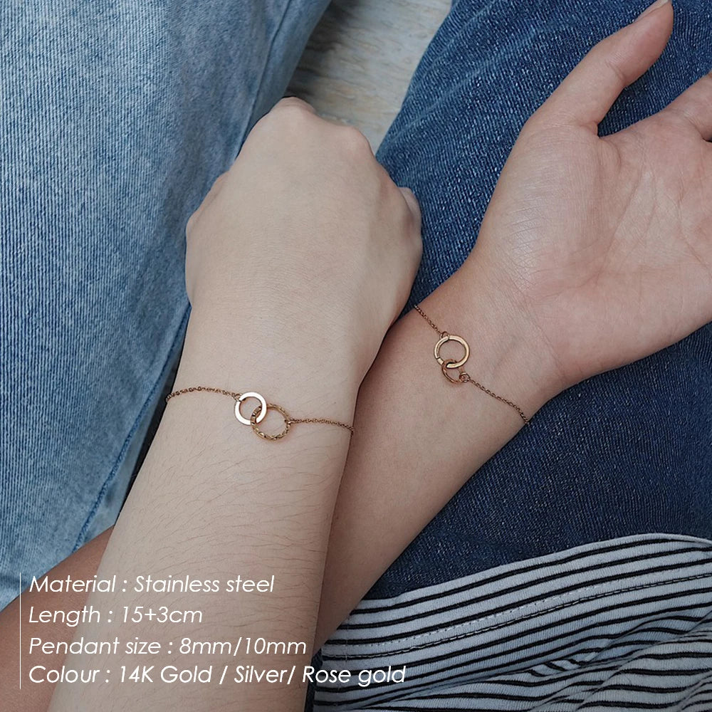 316 Stainless Steel Circles Bracelet Jewellery