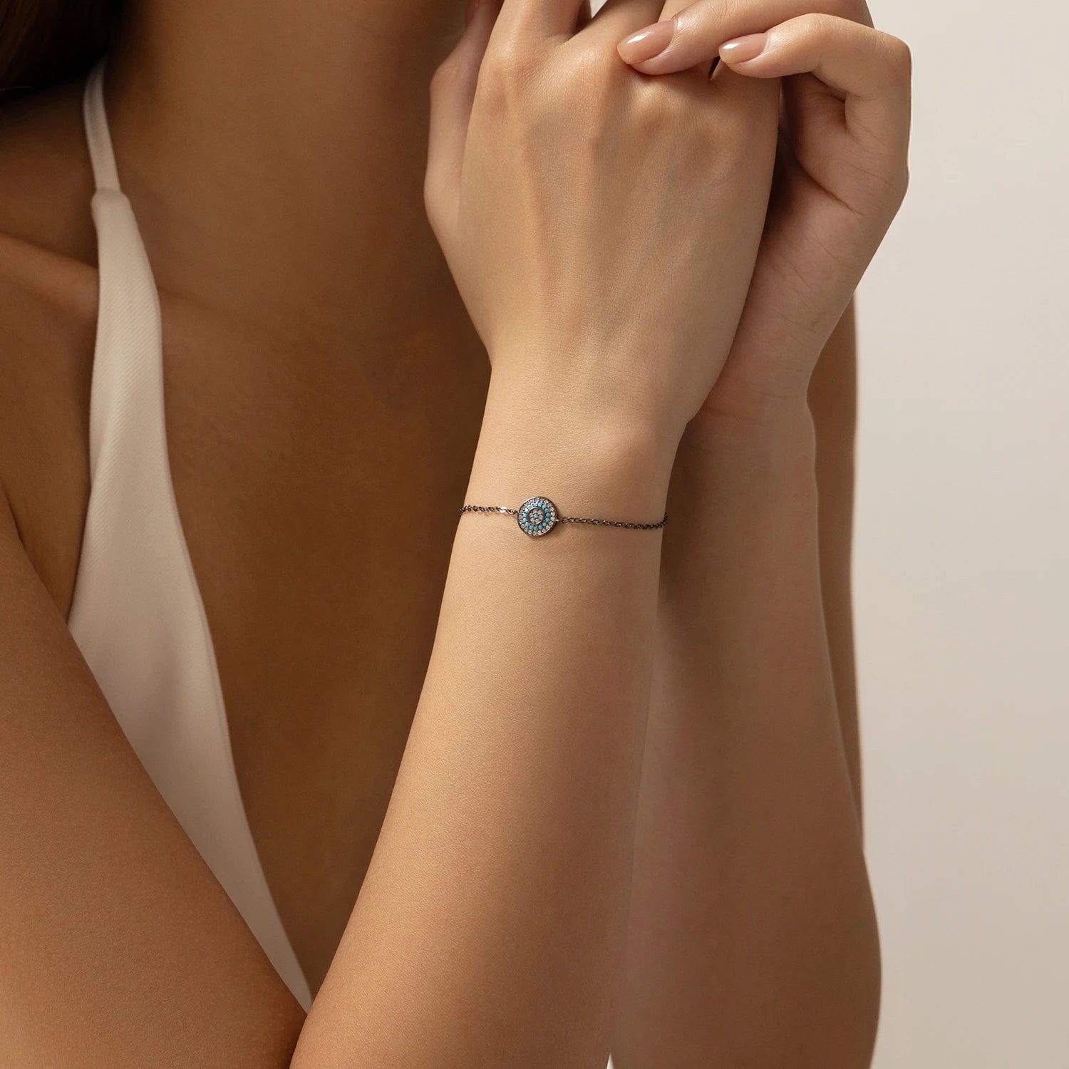 925 Sterling Silver Retro Synthetic Turquoise Geometric For Women Punk Fine Jewelry