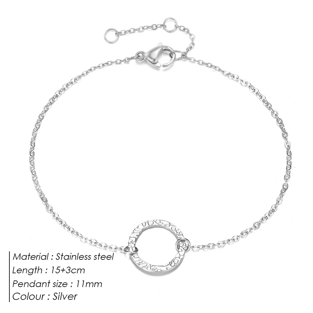 316 Stainless Steel Circles Bracelet Jewellery