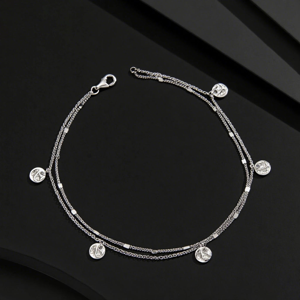 Glimora 925 Sterling Silver Anklet
