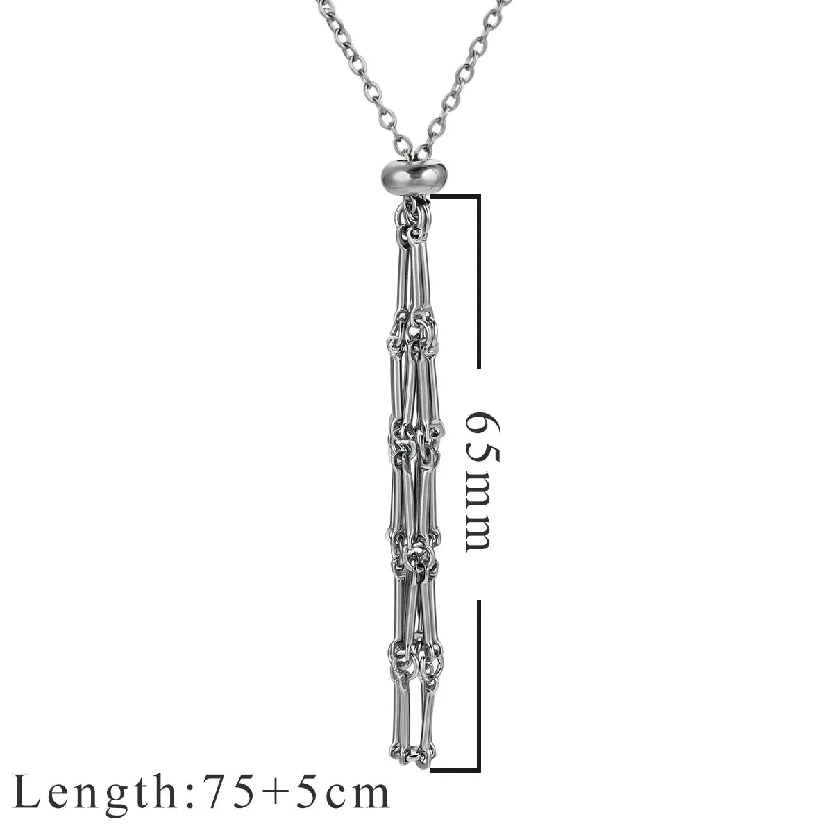Stainless Steel Retro Minimalist - Mesh Pocket Necklace Pendant Gold-plated Waterproof