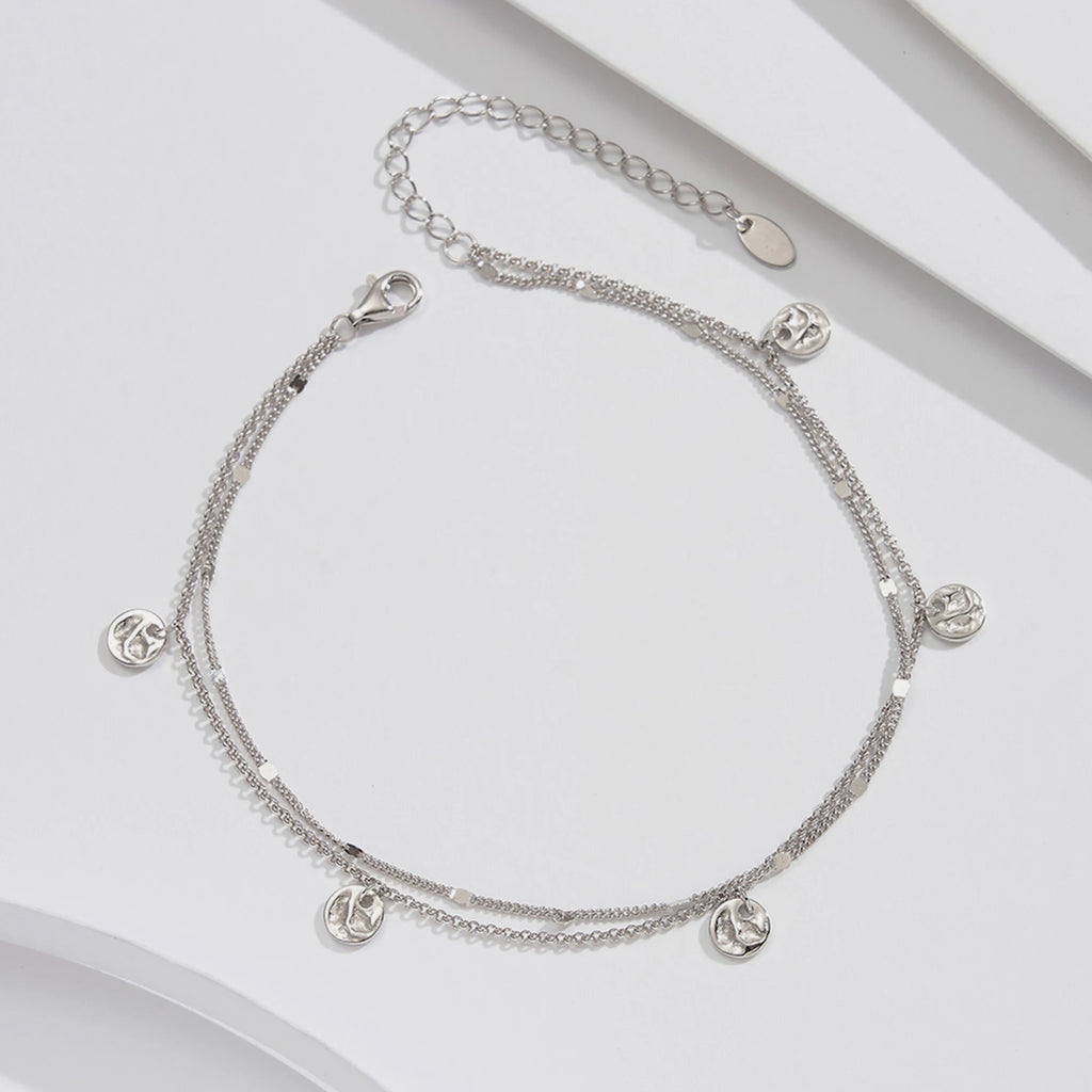 Glimora 925 Sterling Silver Anklet